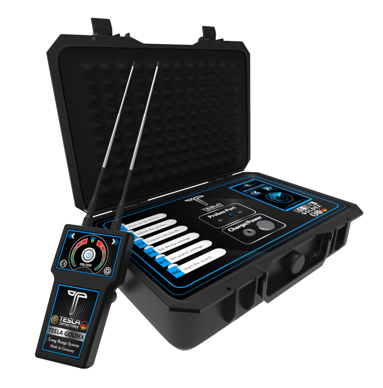 Tesla Goldex Long Range Metal Detector